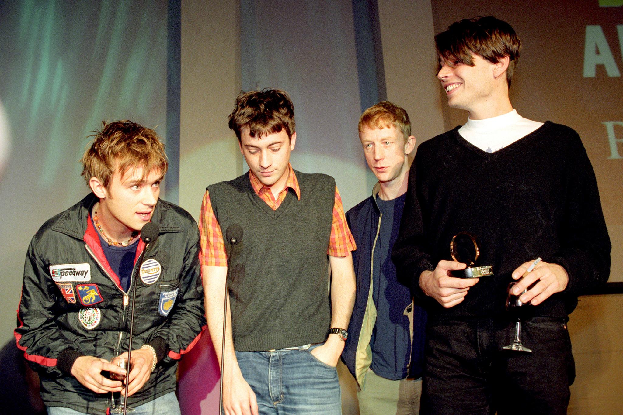 Blur pick up a Q award for best album of the year with ‘Parklife’. Despite a supposed rivalry with Oasis, most music fans owned and loved both albums