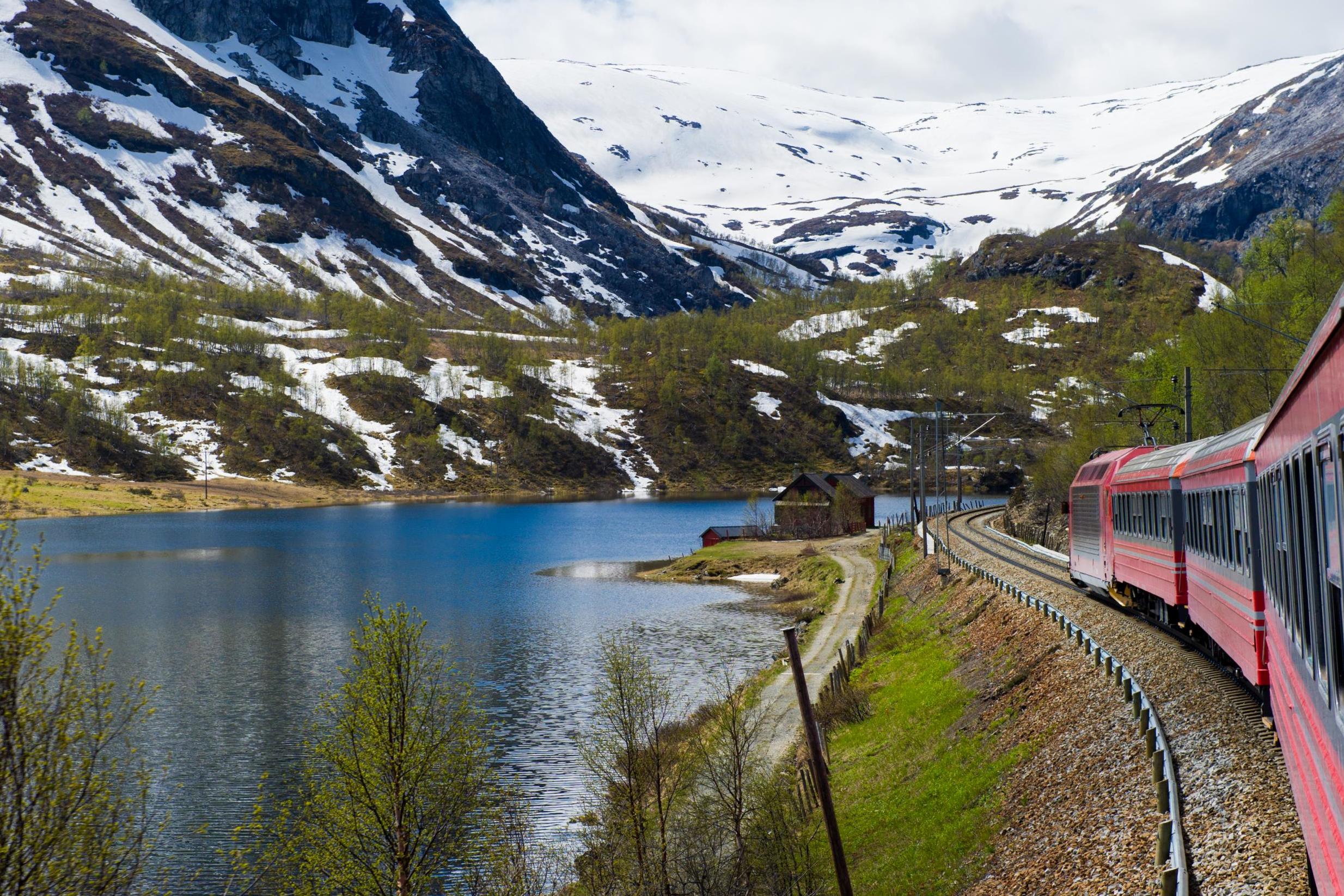 Take the Bergen Railway between Bergen and Voss for some spectacular scenery