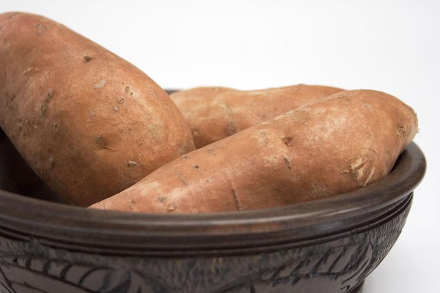 Sweet potatoes are popular in the UK, despite traditionally being produced in southern India