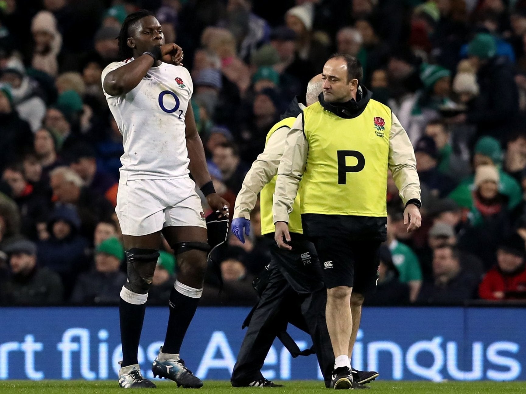 Maro Itoje's injury sustained against Ireland has cost him his competition