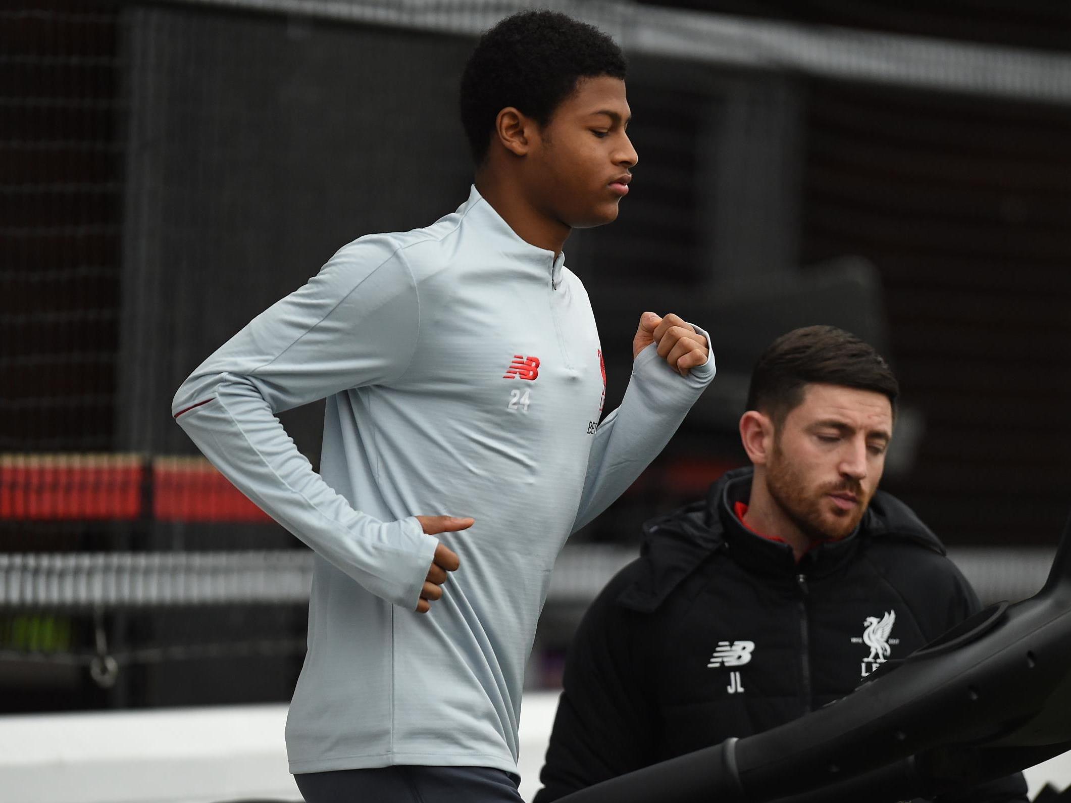 Brewster is working his way back to fitness (Liverpool FC via Getty Images)