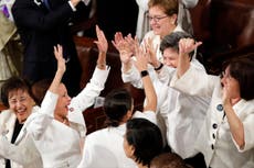 Women to wear white at State of the Union in feminist message to Trump