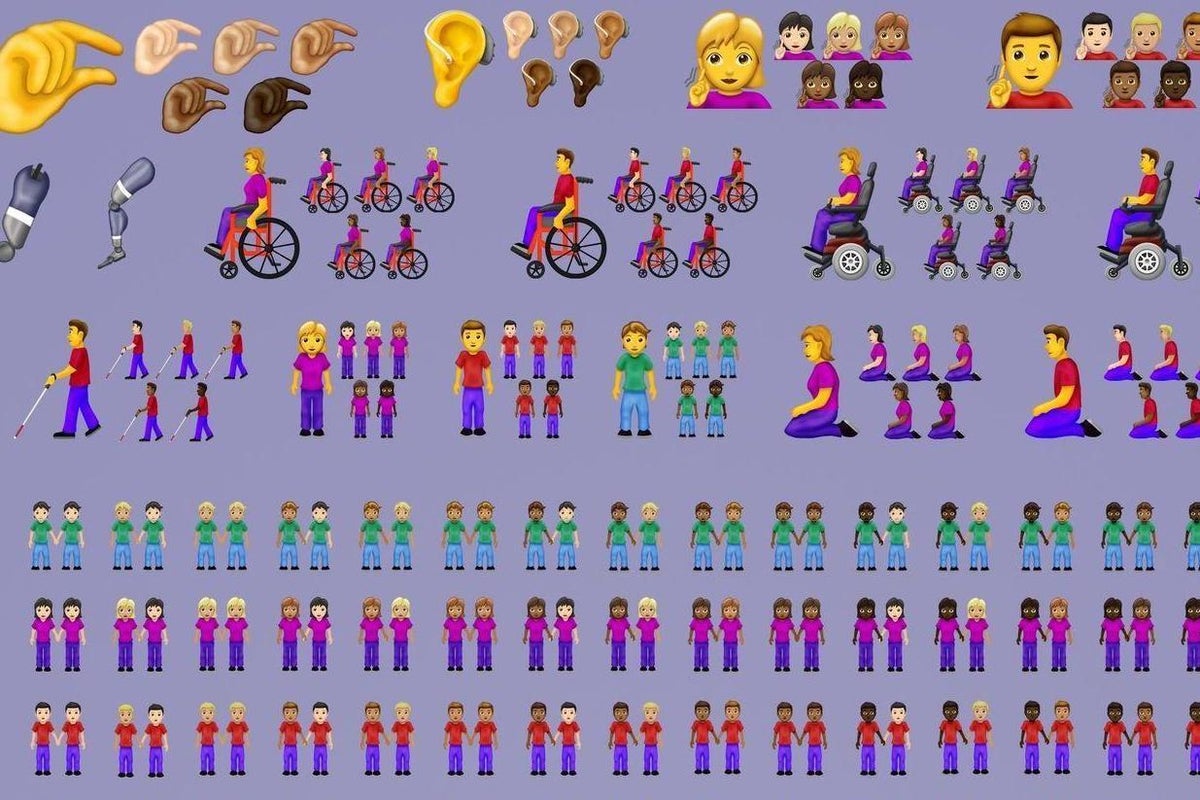 Inclusive new emojis for 2019 include a wheelchair user, bionic arm and ...