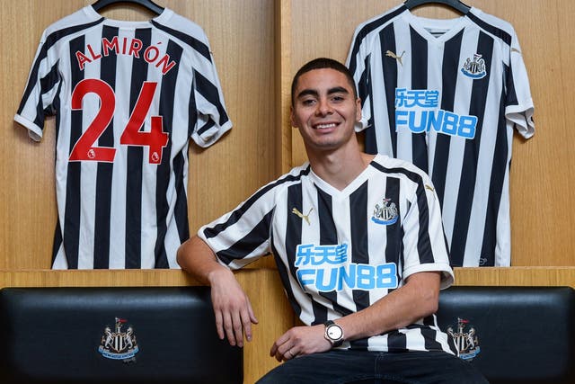 Almiron is in line to make his debut against Wolves