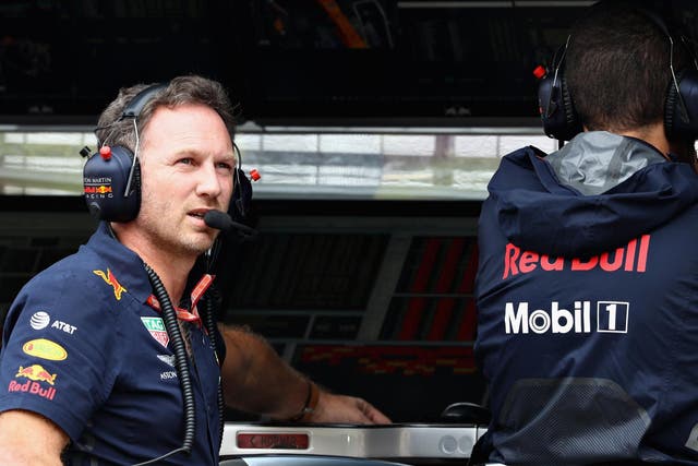 Red Bull team principal Christian Horner 