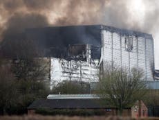 Ocado shares tumble after fire devastates hi-tech warehouse