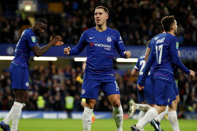 Chelsea beat Bournemouth 1-0 in the match, with Eden Hazard scoring an 86th minute winner