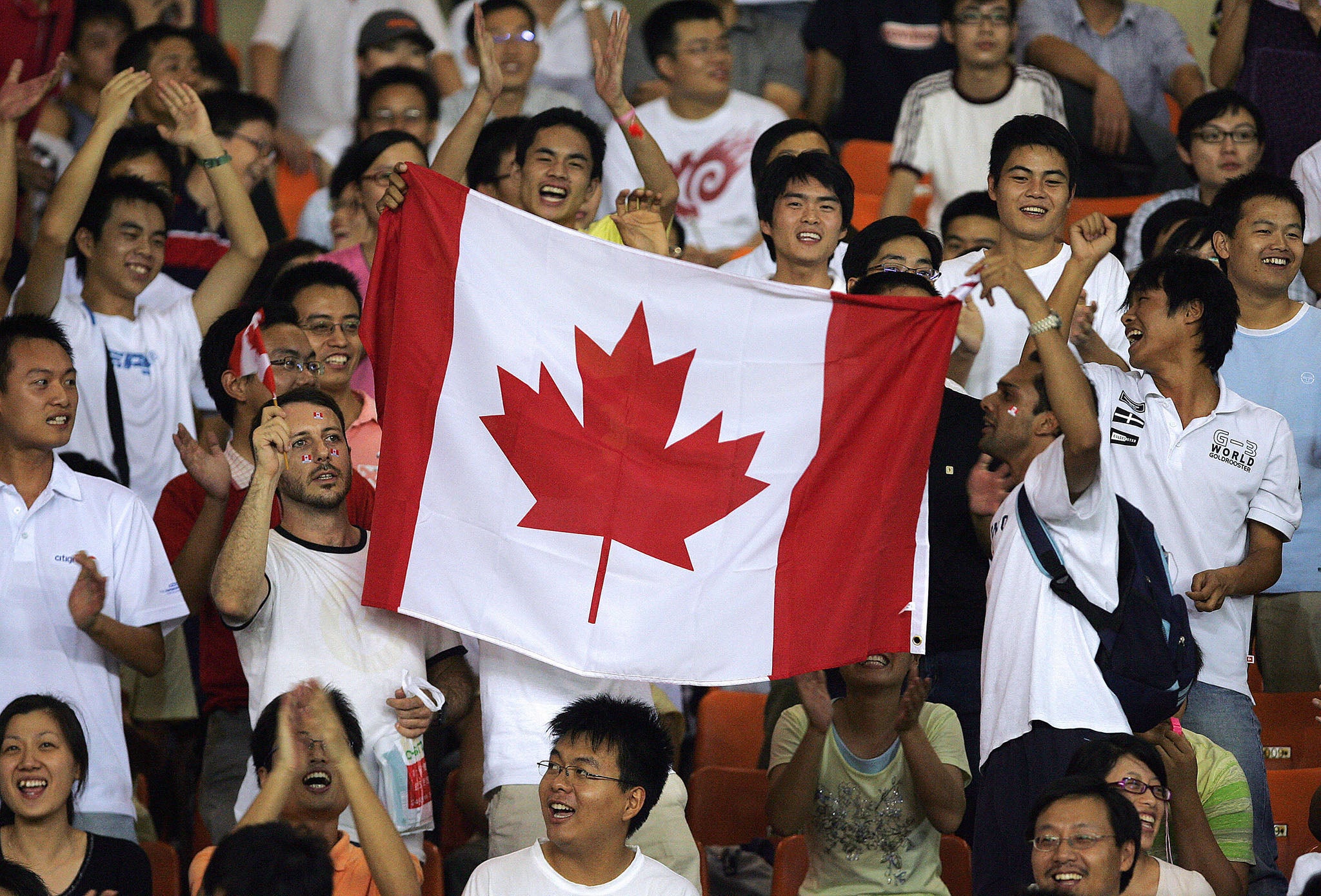 The maple leaf flag, which made its debut on 15 February 1965