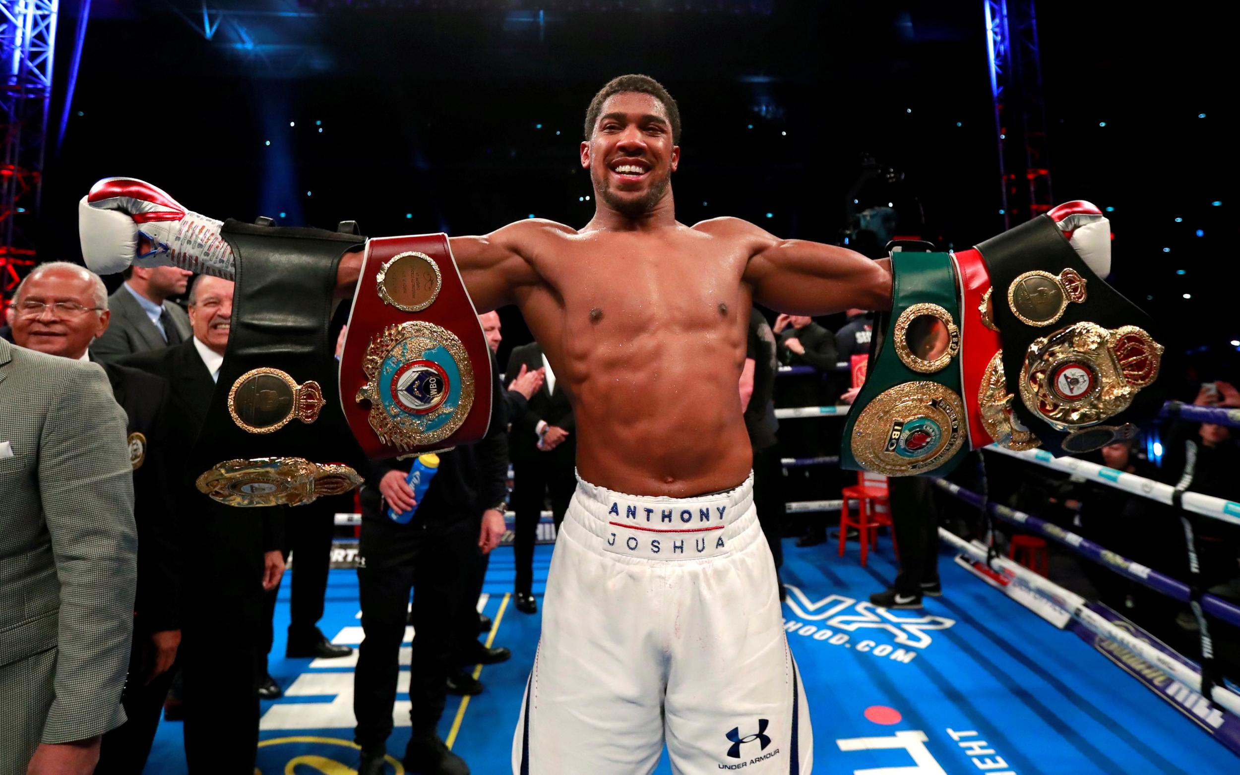 Joshua holds three of the four world heavyweight titles