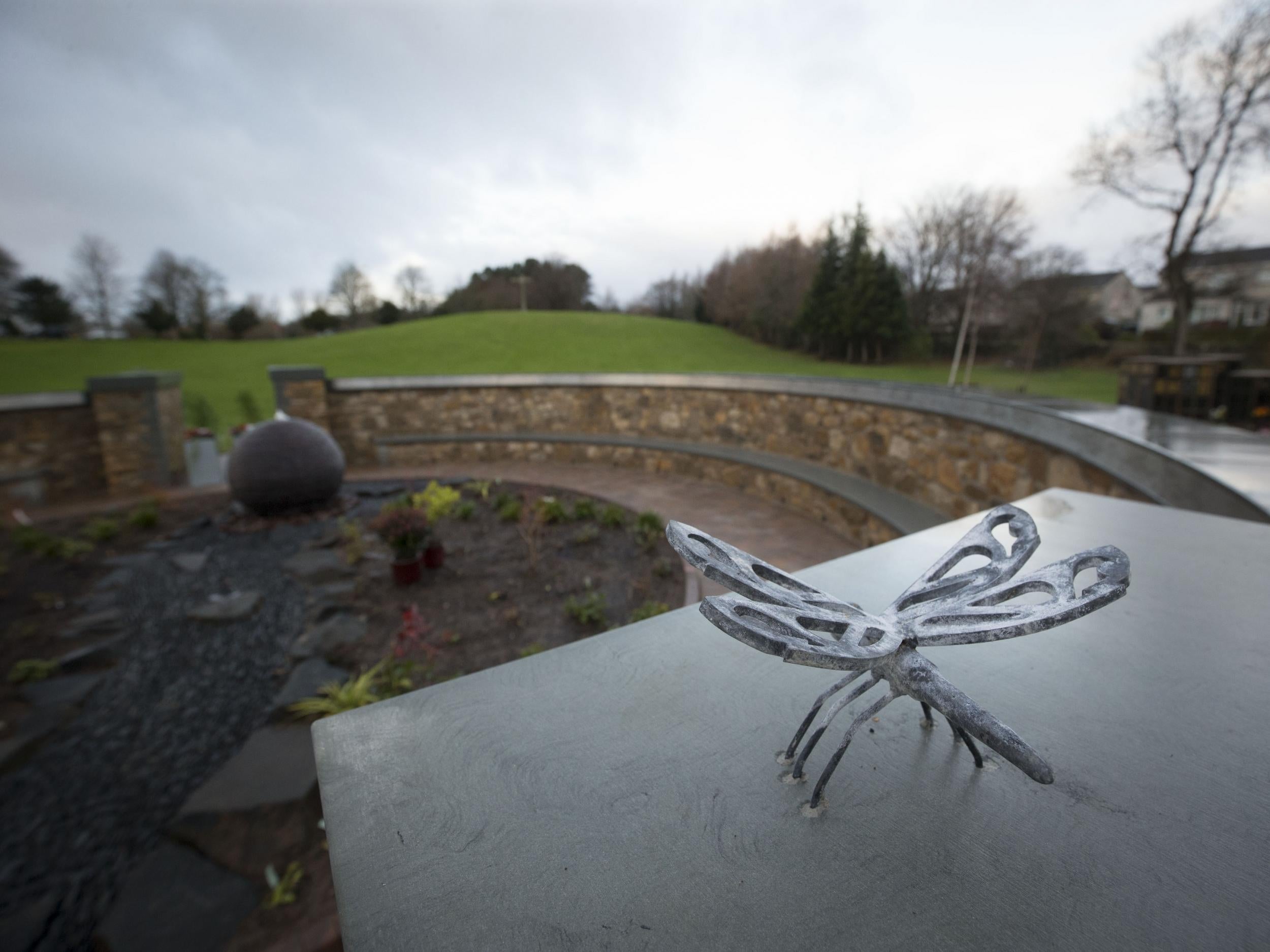 A memorial garden for 149 babies involved in the baby ash scandal in Edinburgh