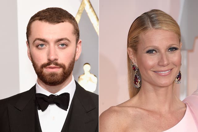 Singer Sam Smith attends the 88th Annual Academy Awards at Hollywood & Highland Center on February 28, 2016 in Hollywood, California. 

Actress Gwyneth Paltrow attends the 87th Annual Academy Awards at Hollywood & Highland Center on February 22, 2015 in Hollywood, California