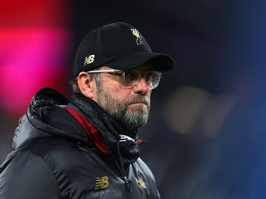 It is Klopp's job to show he is not cracking up but handling the pressure