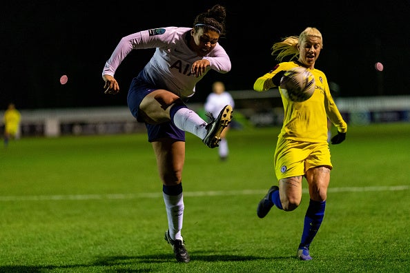 Renee Hector (L) took to Twitter after the game