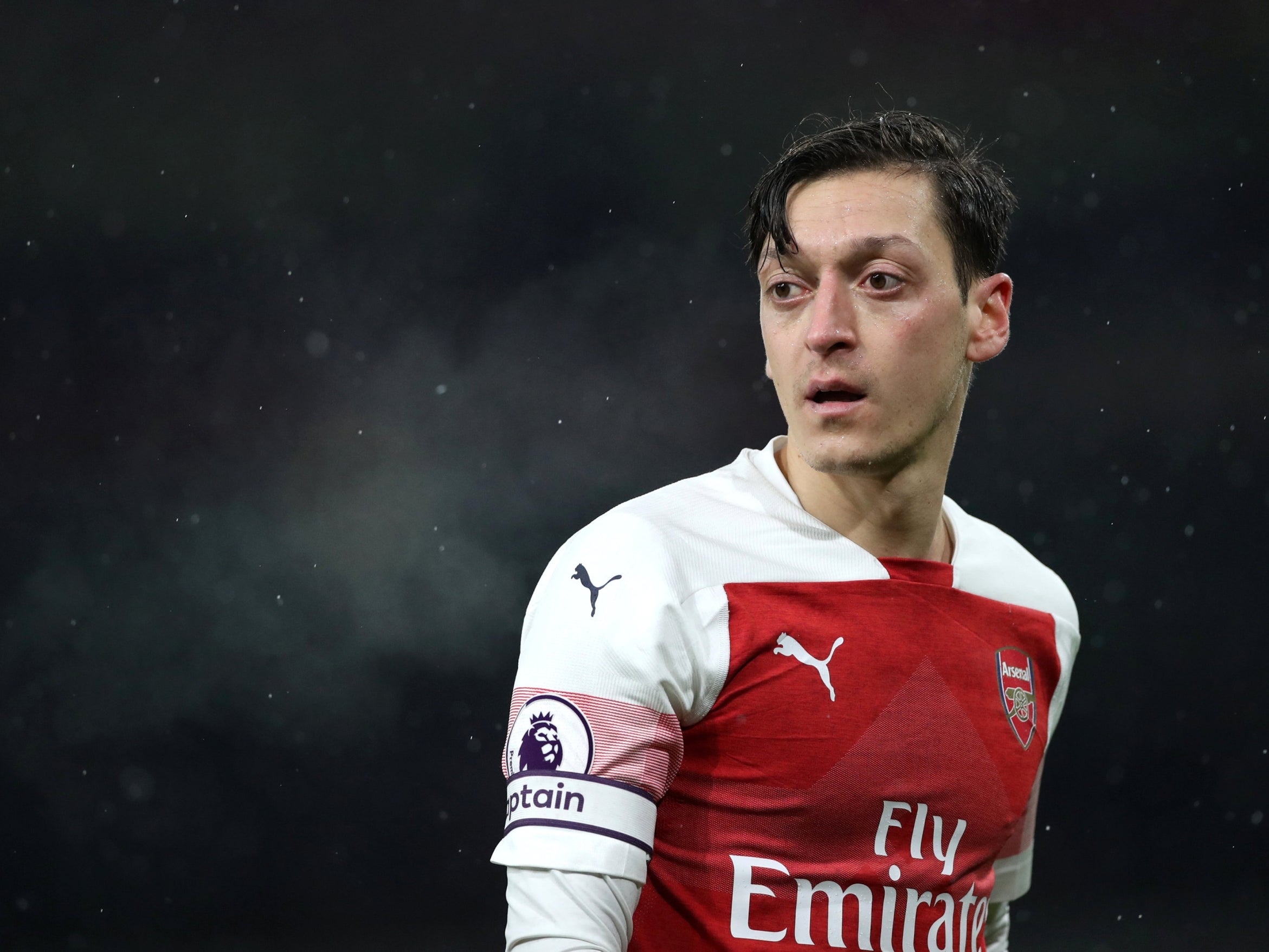 Mesut Ozil has not travelled with the Arsenal squad