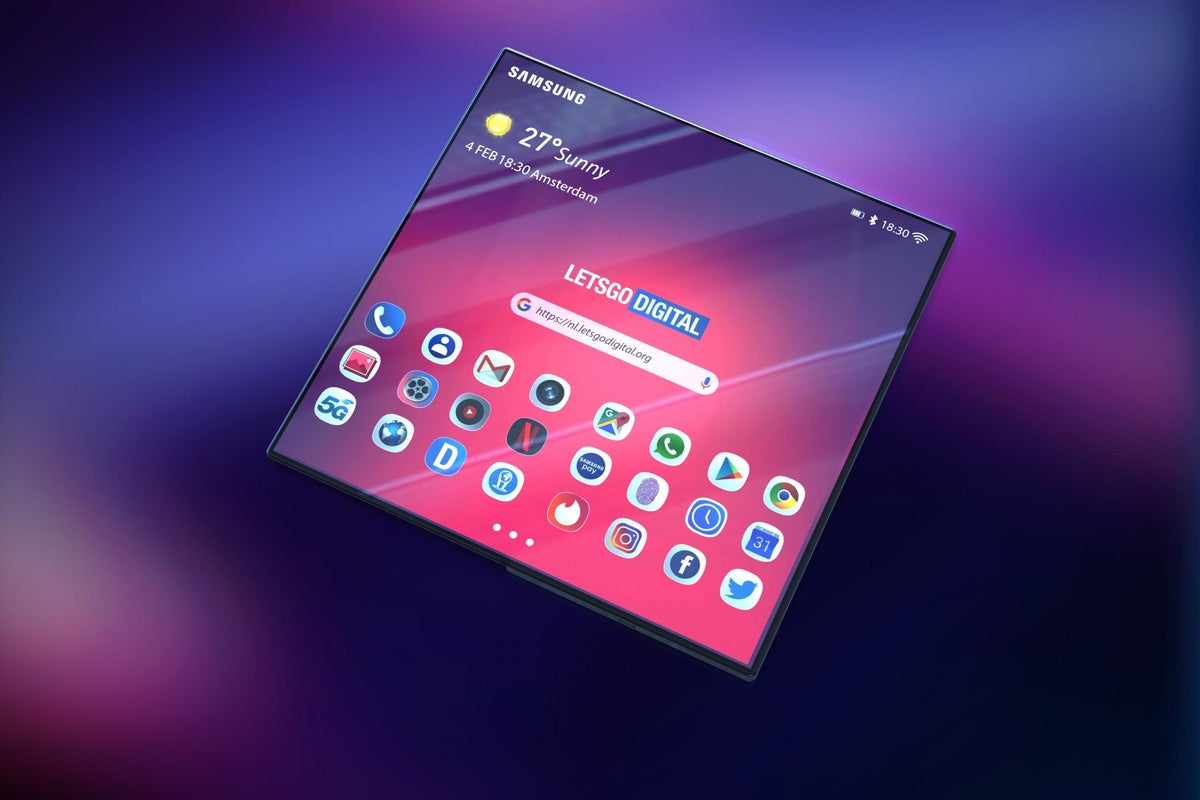 Samsung Galaxy X foldable phone images hint at secret camera and ...