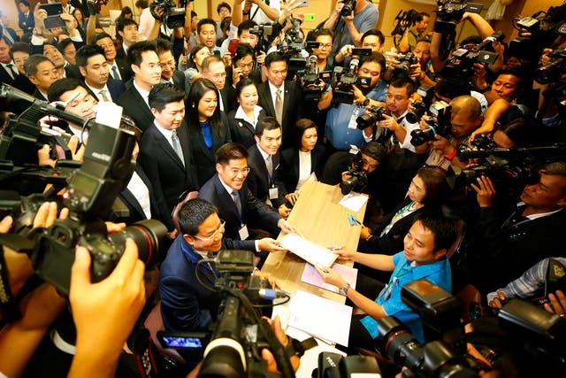 There was a frenzied media scrum for the submission of the princess's candidacy - and she didn't even attend