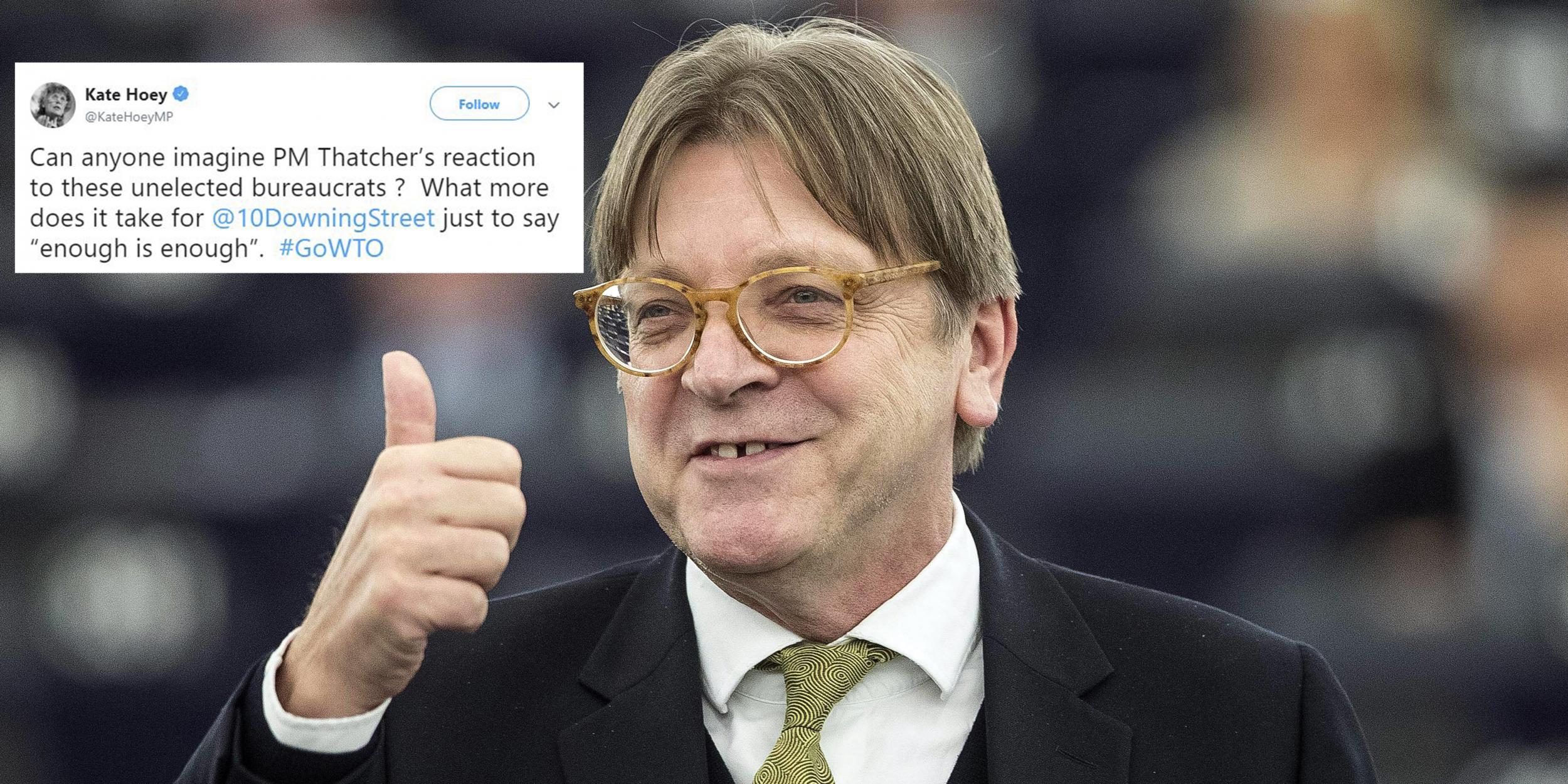 Brexit Guy Verhofstadt Responds To Kate Hoey With A Simple Fact After
