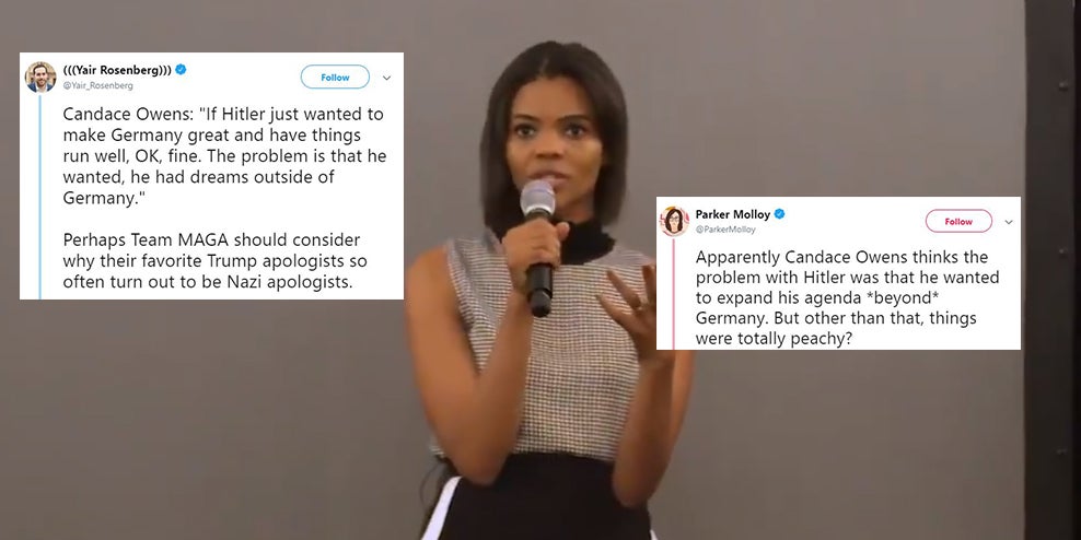 Candace Owens Says If Hitler Just Wanted To Make Germany Great And 