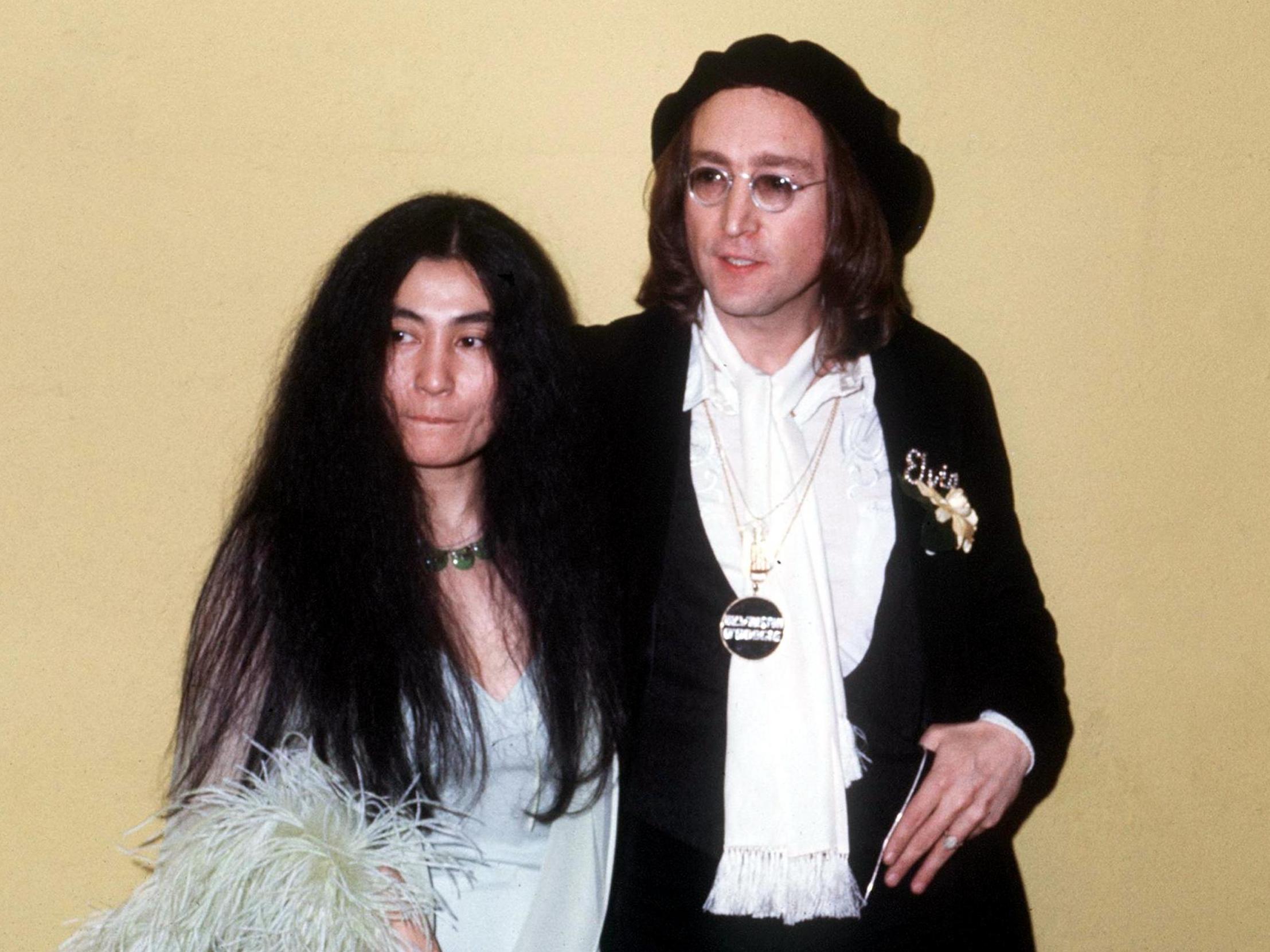 Yoko Ono and John Ono Lennon