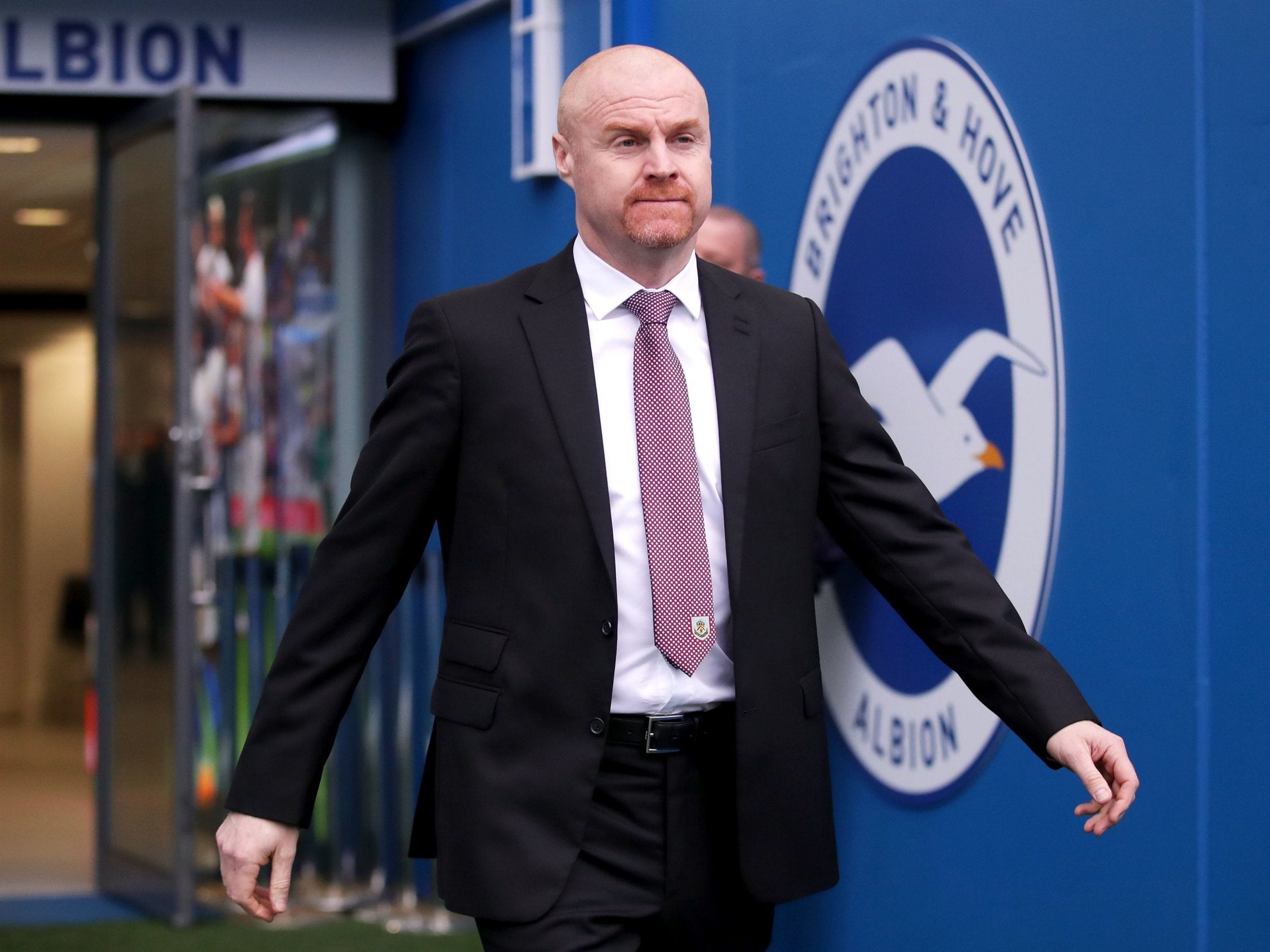 Burnley manager Sean Dyche