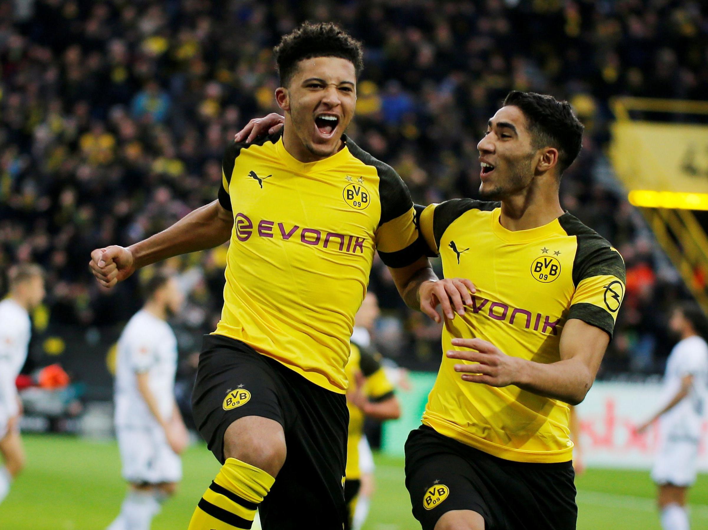 Jadon Sancho has moved from strength to strength at Borussia Dortmund