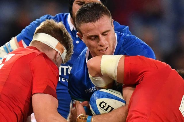 Braam Steyn impressed for Italy in the Six Nations defeat by Wales