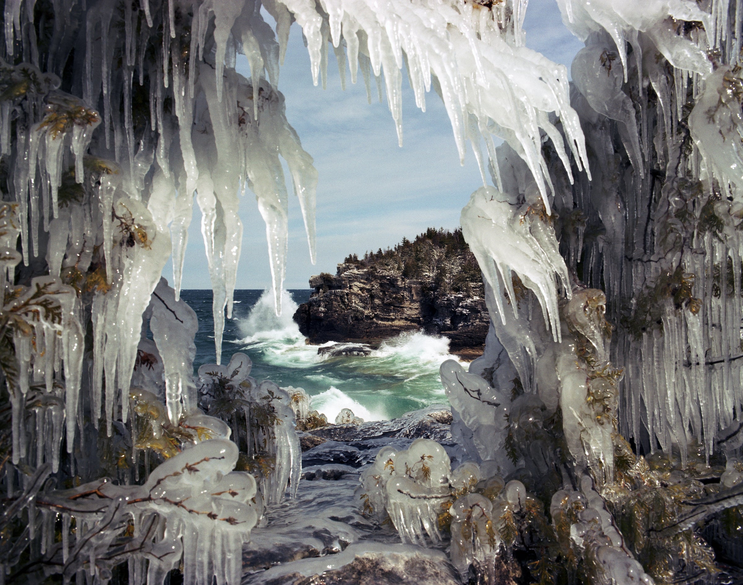 Ontario Ice Caves, Canada: See them now, as climate change may pose a threat