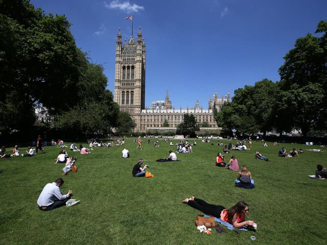 Victoria Tower Gardens would be home to a new Holocaust museum that has objectors say would 'dominate' the area