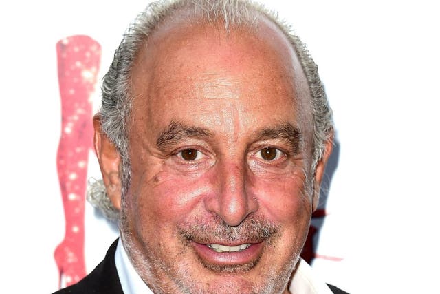 Topshop owner Sir Philip Green has denied his behaviour was criminal or amounted to gross misconduct