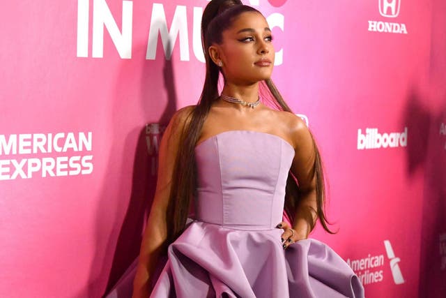 Ariana Grande attends the Billboard Women In Music 2018 on 6 December, 2018 in New York City.