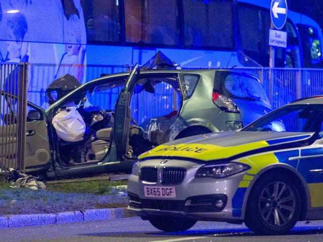 A police pursuit has resulted in a fatal road traffic collision involving a police vehicle, car and a coach.. Credit: Peter Manning