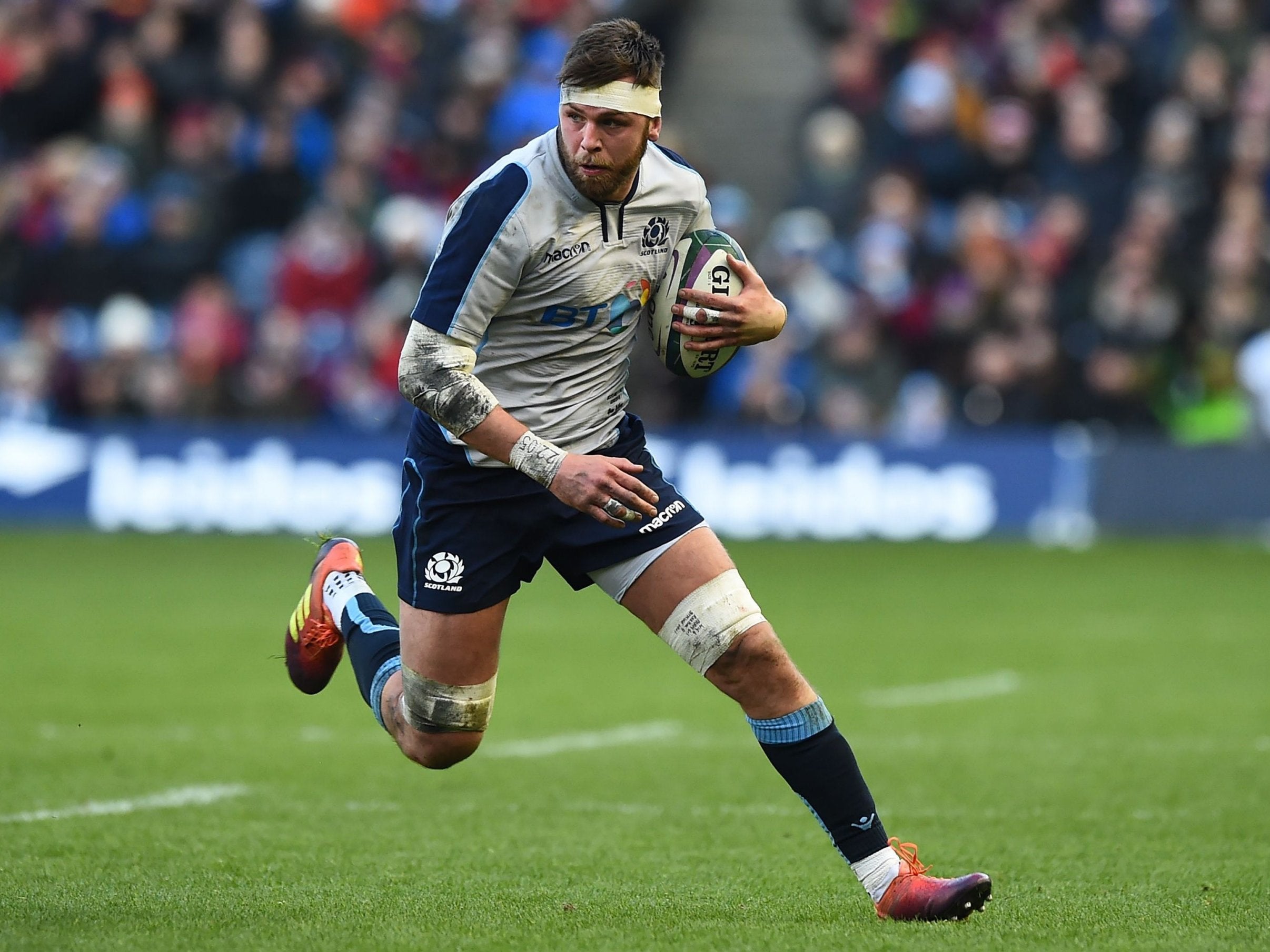 Ryan Wilson has been ruled out of the rest of the Six Nations with a knee injury