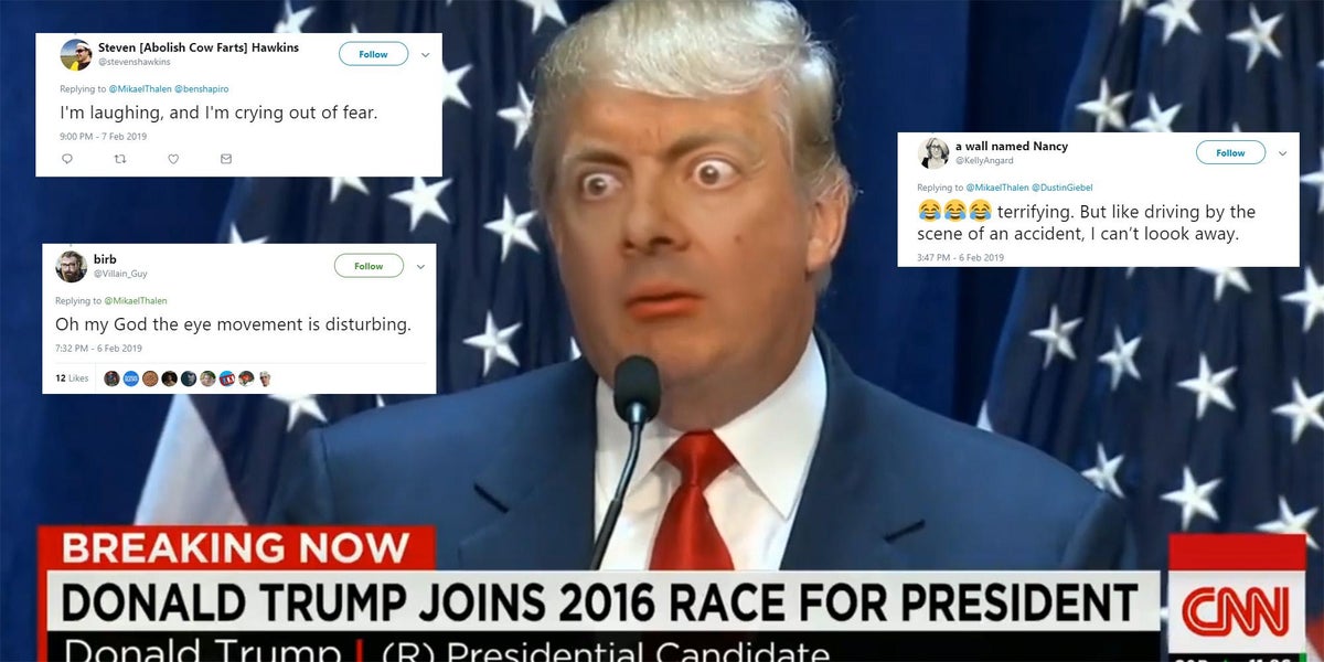 1200px x 600px - The newest deepfake is Donald Trump and Mr Bean - it's absolutely  terrifying | indy100 | indy100