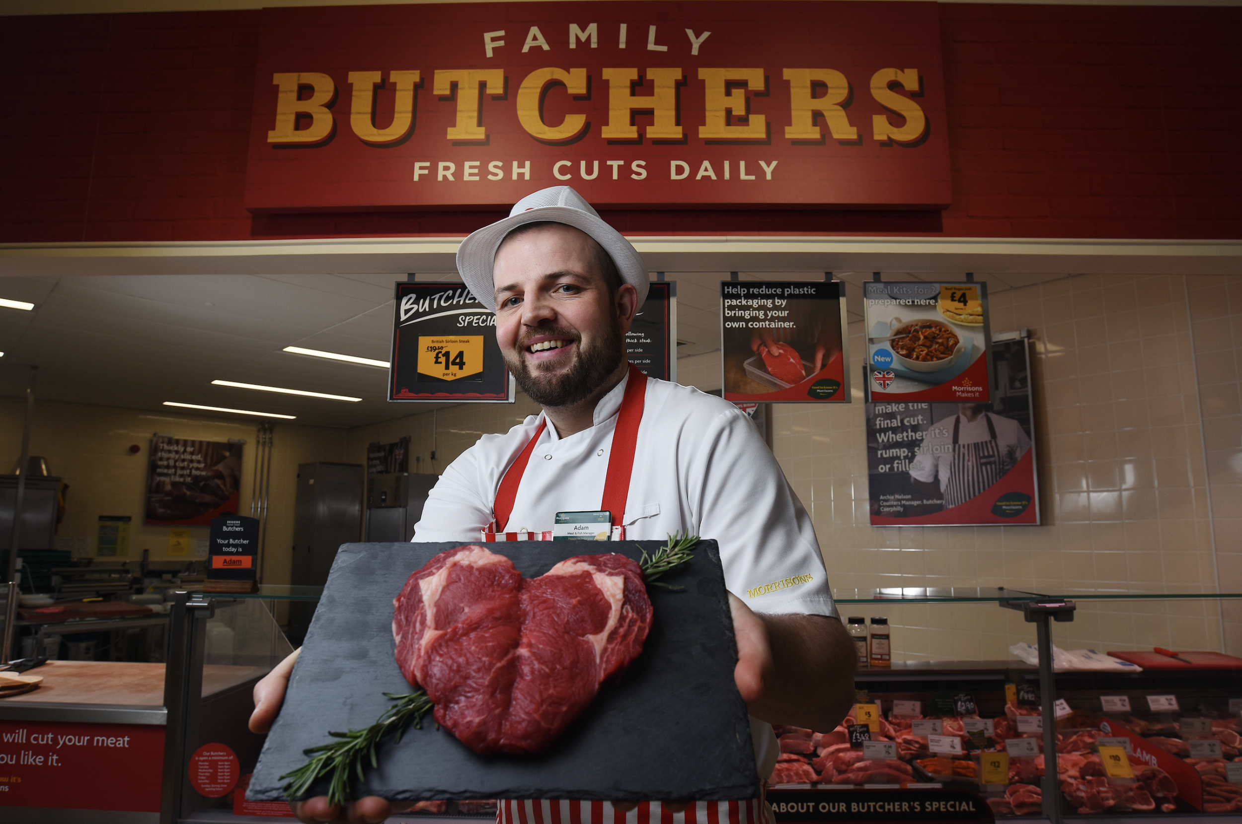 The steaks will be prepared by Morrison's butchers to ensure none of the meat is wasted (Morrison's)