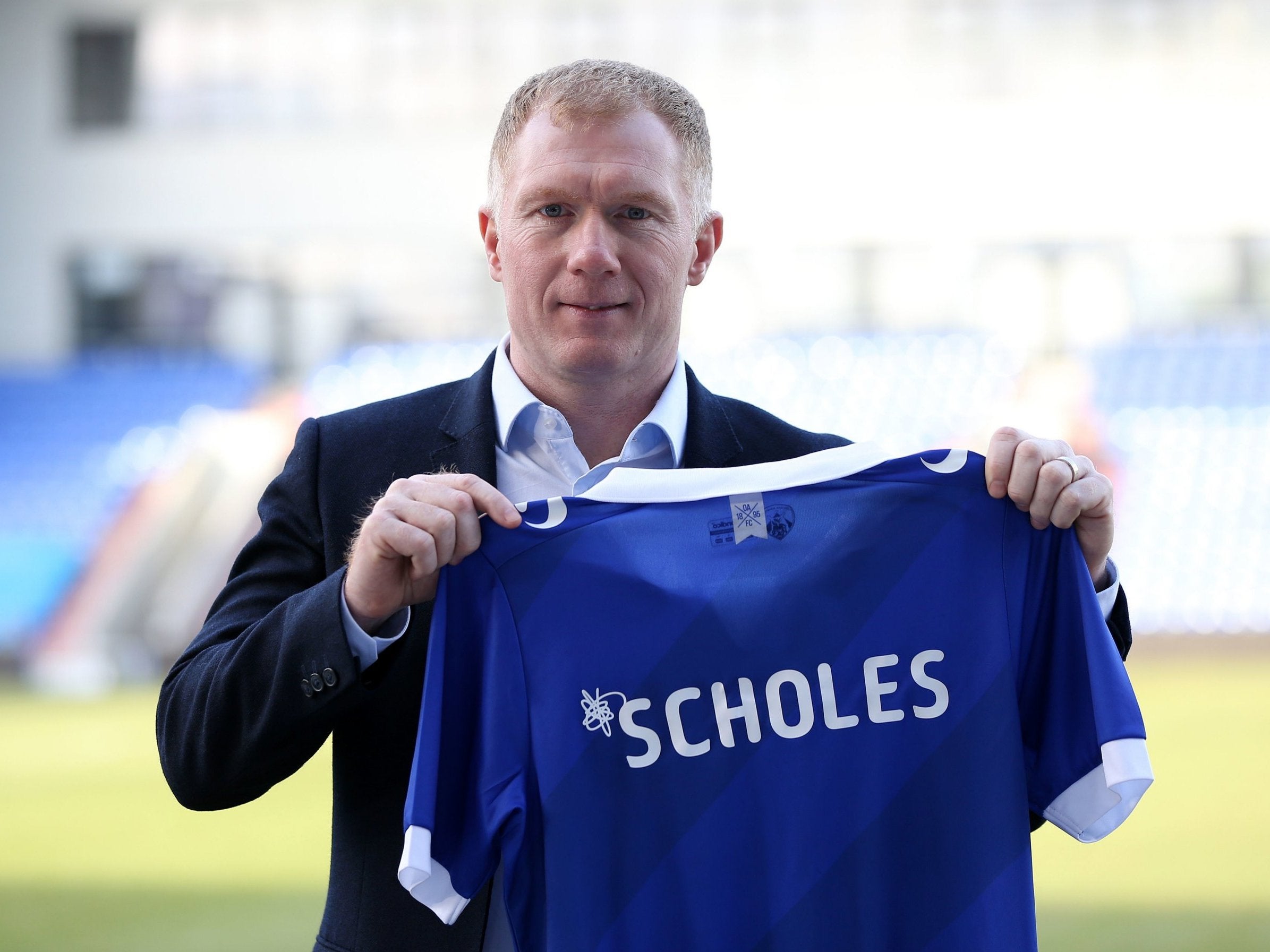 Paul Scholes has taken the reins at Boundary Park