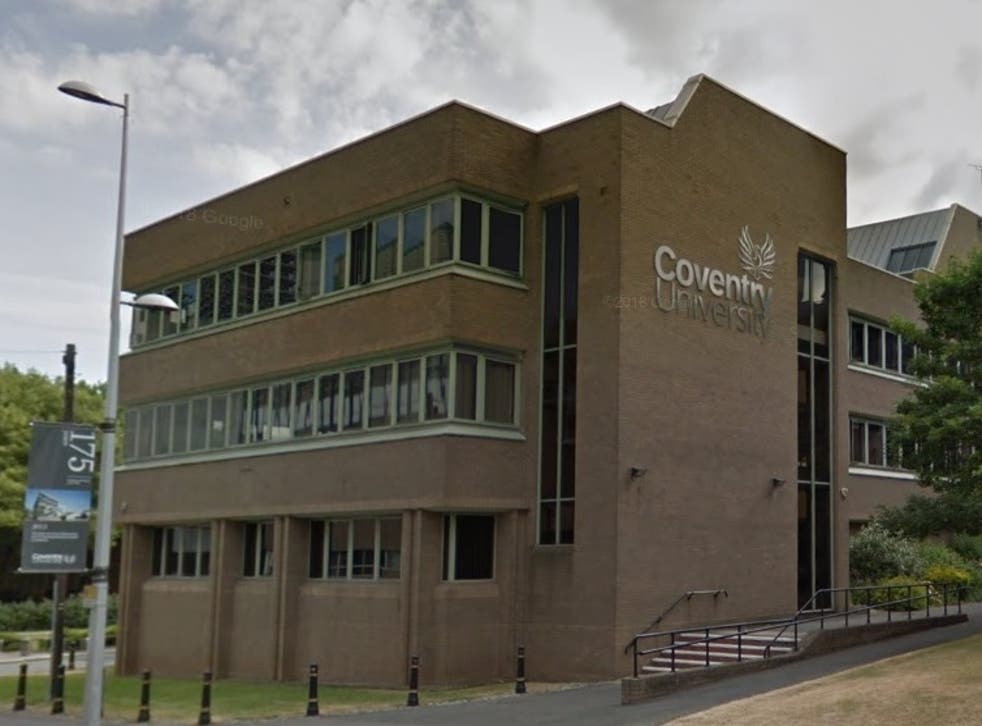 Coventry university is investigating the matter 