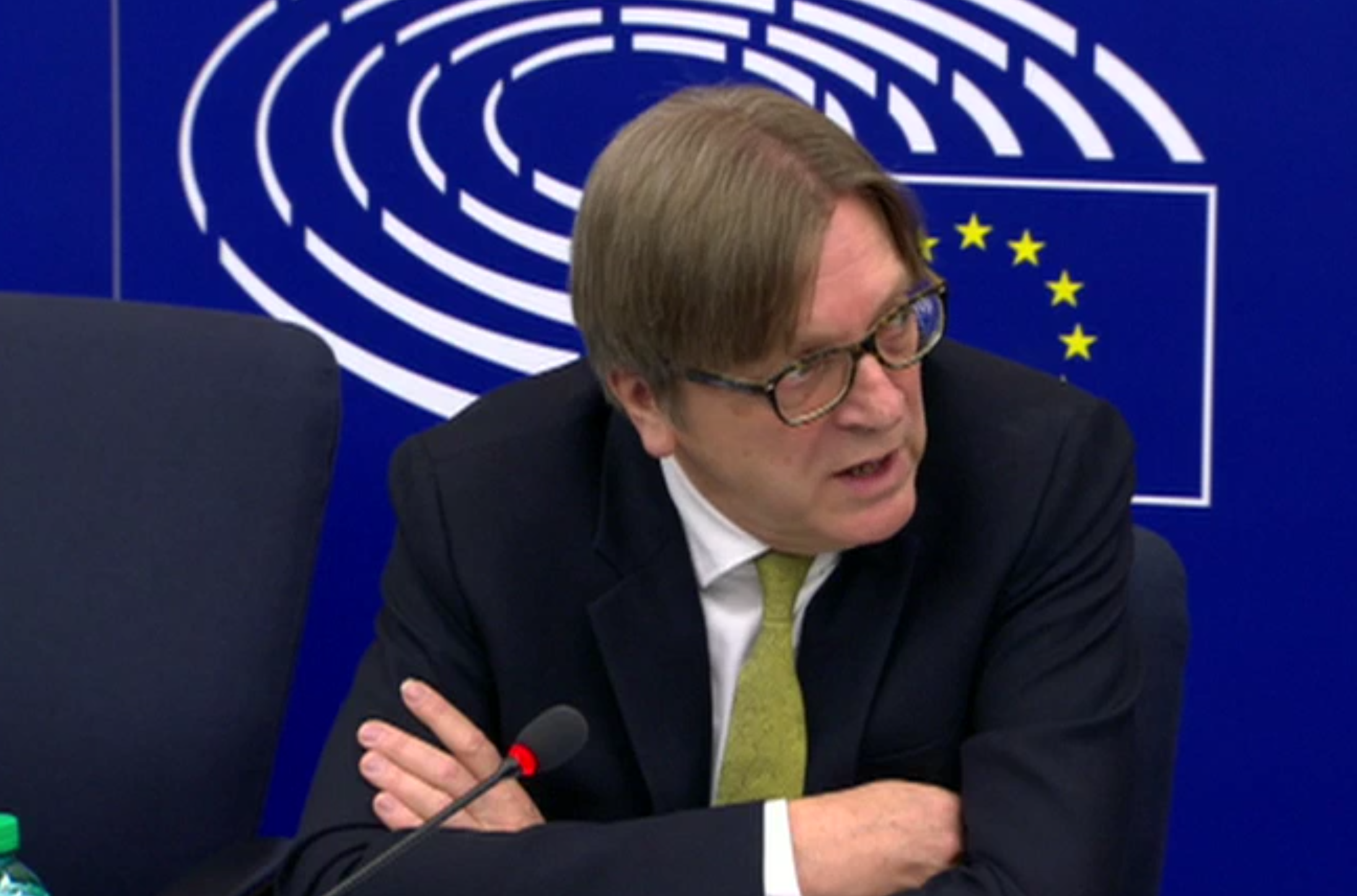 Guy Verhofstadt welcomed the talks
