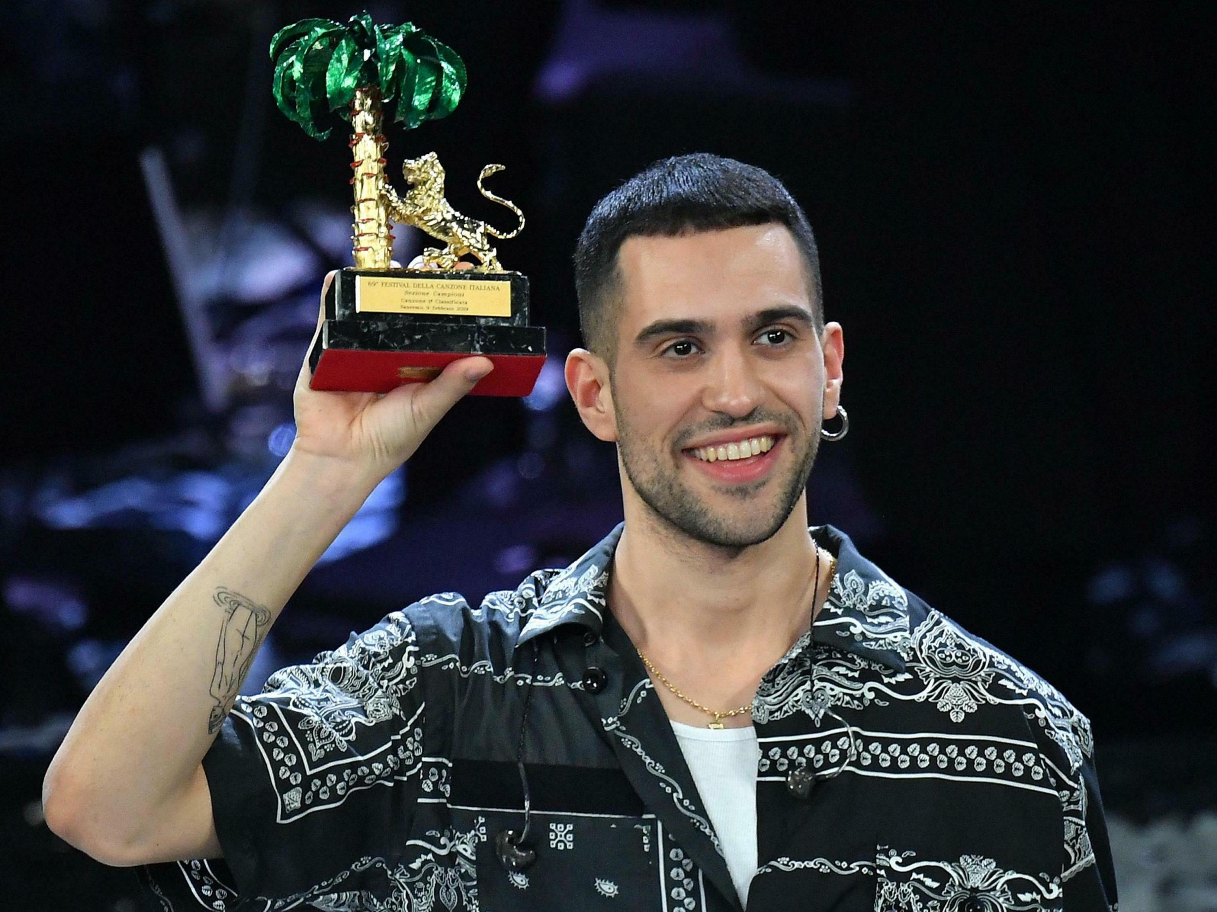 Alessandro Mahmoud, also known as ‘Mahmood’ won the Sanremo festival this month