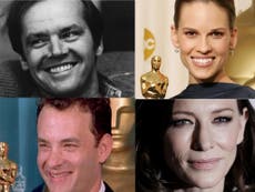The actors who have won the most Oscars