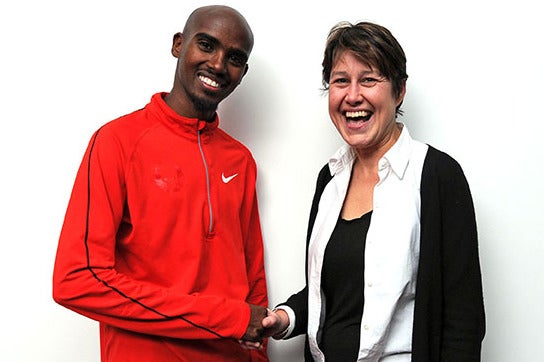 Orvice meets Mo Farah. As The Sun’s athletics correspondent from 2002, she covered every Olympics since