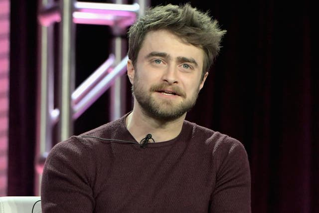 Daniel Radcliffe of 'Miracle Workers' speaks onstage during the TBS portion of the TCA Turner Winter Press Tour 2019 Presentation at The Langham Huntington Hotel and Spa on 11 February, 2019 in Pasadena, California.