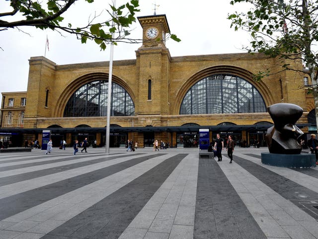 The main entrance of King's Cross Station