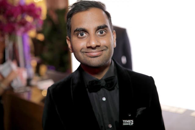 Aziz Ansari attends the Official Viewing and After Party of The Golden Globe Awards hosted by The Hollywood Foreign Press Association on 7January, 2018 in Beverly Hills, California.