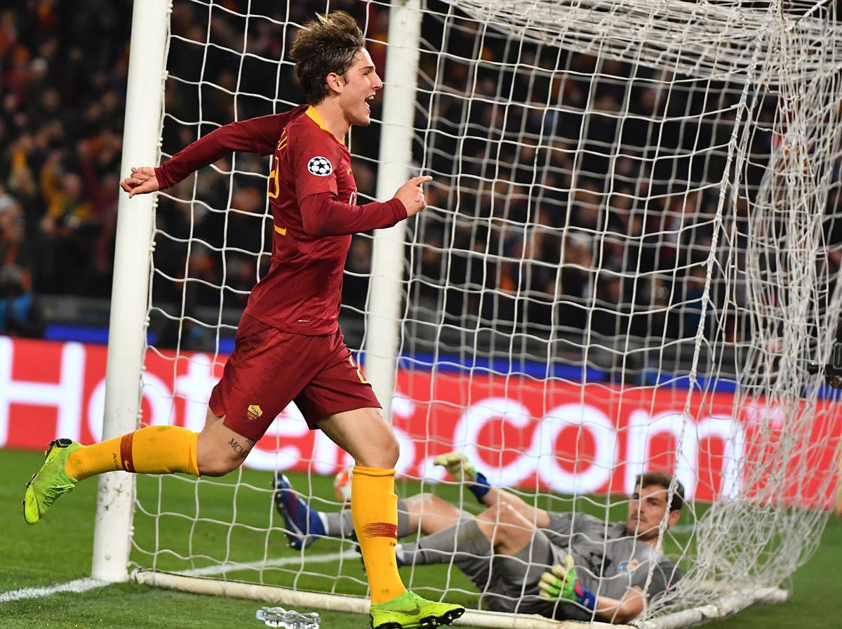 Roma vs Porto result: Nicolo Zaniolo at the double but late away goal gives guests hope | The ...