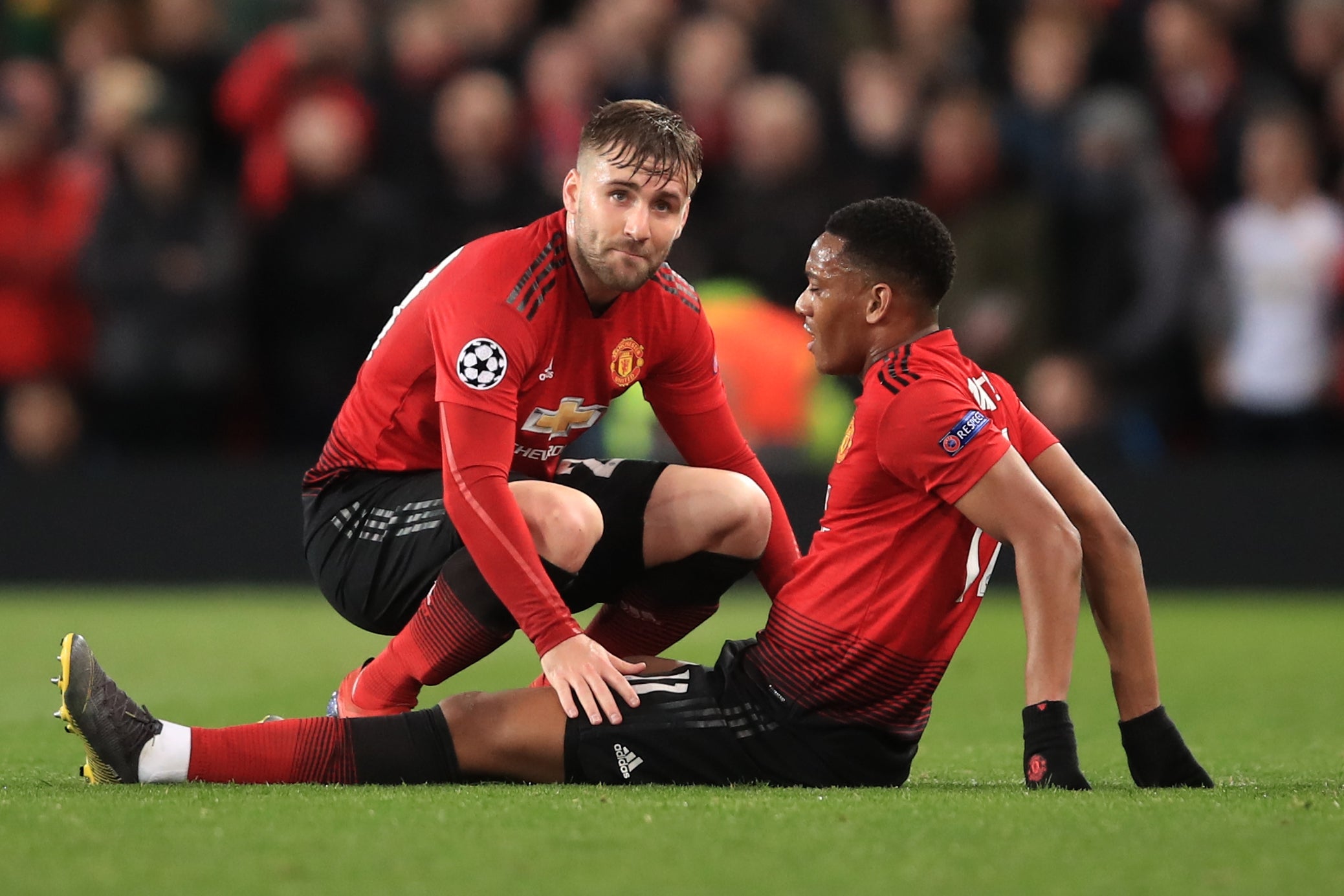 Martial's injury forced a re-think from Solskjaer