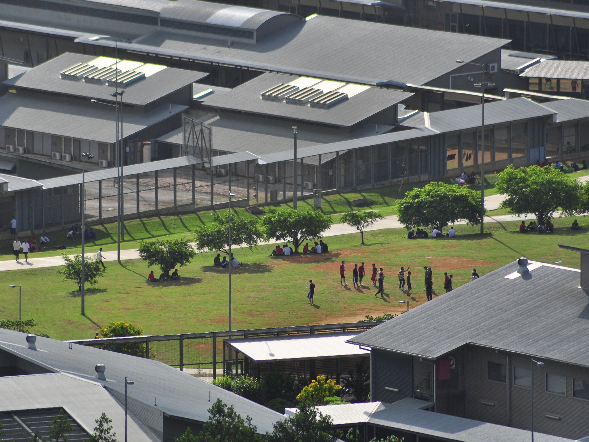 The Christmas Island Detention Centre before it shut down.