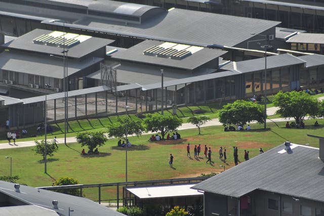 The Christmas Island Detention Centre before it shut down.