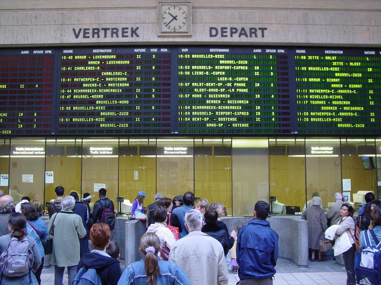 Central lines: Brussels is normally at the hub of the nation’s railways and air links