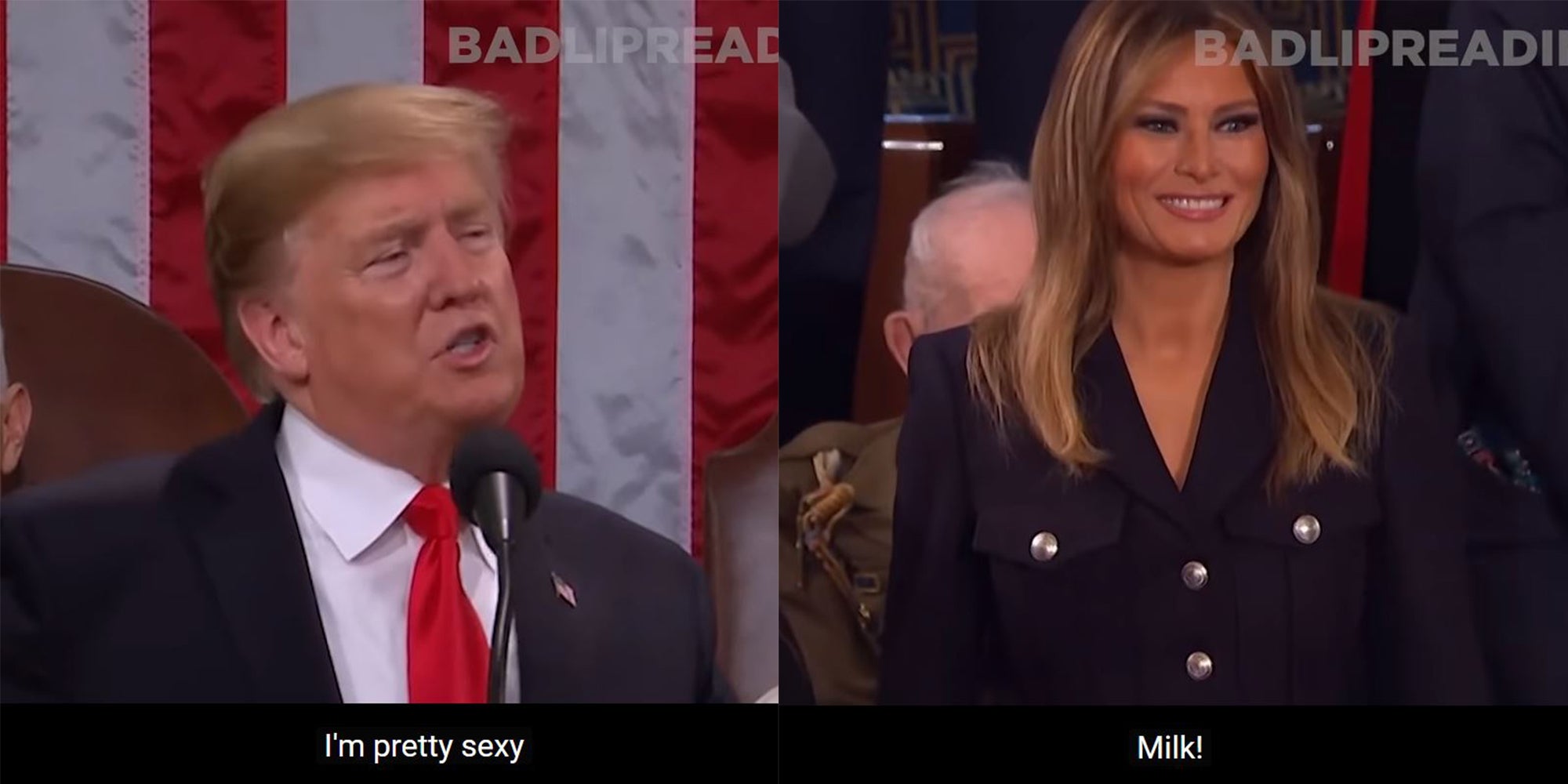 The Bad Lip Reading video of Donald Trump's State of the Union address