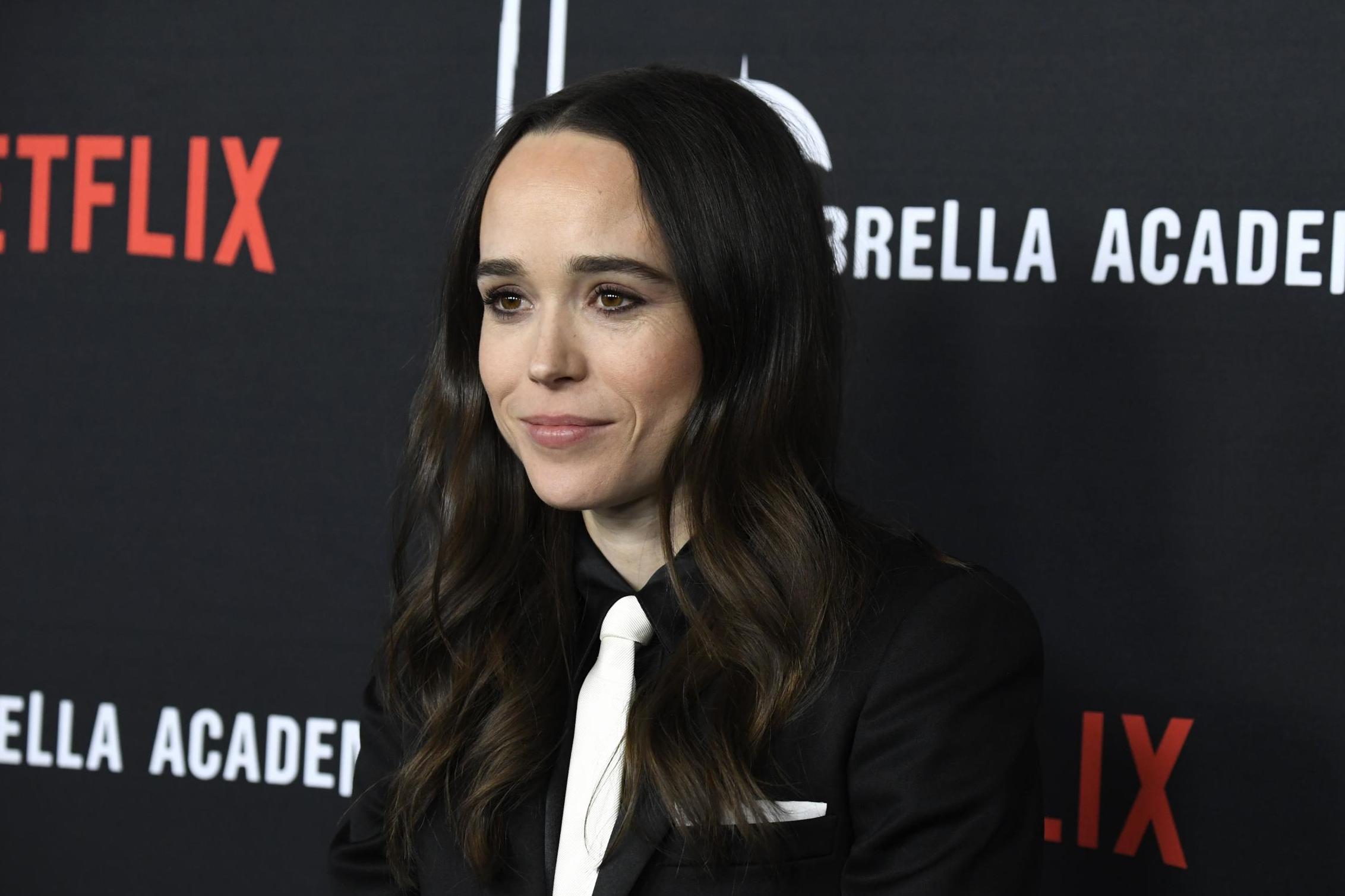 Ellen Page at the premiere of Netflix's 'The Umbrella Academy'